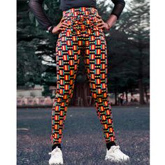 Culture Meets Style Make a statement with these striking African Print leggings. Available in one versatile size, these leggings are perfect for those looking to bring some cultural vibrancy to their casual wardrobe. Featuring bold African patterns and soft, flexible fabric, these leggings provide both comfort and standout style. When it comes to celebrating African culture and looking fabulous while doing so, our African print Leggings are second to none. Featuring the striking Pan Africa Kente Multicolor Stretch Leggings With Elastic Waistband, Fitted Multicolor Leggings For Fall, Casual Multicolor Yoga Tights, Casual Multicolor Tight Tights, Trendy Tight Pants For Yoga, Casual Tight Multicolor Tights, Fitted Multicolor Tights, Fall Multicolor Fitted Leggings, Multicolor High Stretch Casual Yoga Pants