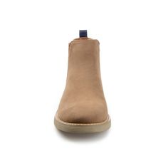 With a 6 mm Tru Comfort Foam insole this classic boot is sure to be a home run. The Marshon by Vance Co. is a classic Chelsea boot with stretch gore panels and vegan leather uppers. A durable rubber sole and pull-tab at the ankle finish the design. At Vance Co. our goal is to bring you shoes that will add texture and style to any outfit and give you that added confidence with every step you take. Outdoor Slip-on Boots With Textured Sole, Brown Slip-resistant Ankle-high Boots, Slip-resistant Leather Slip-on Boots, Winter Slip-on Boots With Rubber Heel Cap, Classic High-top Boots With Cushioned Footbed, Suede Ankle-high Boots With Cushioned Footbed, Ankle-high Suede Boots With Cushioned Footbed, Slip-resistant High-top Boots For Fall, Suede Slip-on Boots With Cushioned Footbed