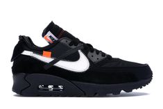 Air Max 90 Off-White Black Nike Air Max 90 Black, Nike Tenis, Nike World, Air Max 90 Black, Black Nike Air Max, Black Shoes Men, Nike Models, Baskets Nike, Nike Shoes Air Max