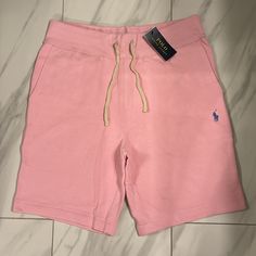 Men’s Polo Ralph Lauren Fleece Shorts Price Is Firm At $80. Color: Pink/Blue Condition: 10/10 New W Tags Pink Sportswear Bottoms For Leisure, Pink Athleisure Bottoms For Leisure, Pink Sportswear Sweatpants For Leisure, Pink Leisure Sweatpants Sportswear, Casual Pink Shorts, Comfortable Pink Bottoms For Leisure, Pink Bermuda Bottoms With Relaxed Fit, Pink Relaxed Fit Bermuda Bottoms, Pink Relaxed Fit Sportswear Shorts