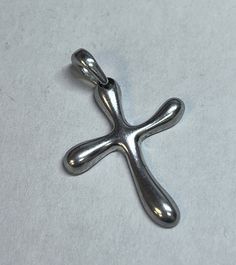 Sterling Silver Cross Pendant 2.5g m9/ce Sterling Silver Cross Pendant, Silver Cross Pendant, Sterling Silver Cross, Philadelphia Pa, Silver Cross, Sterling Silber, Cross Pendant, Pendant Necklaces, Favorite Jewelry