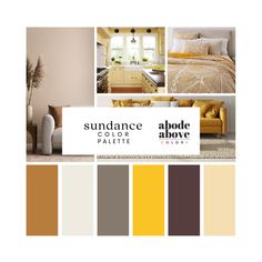 the color scheme is yellow, brown, and white with an assortment of different colors