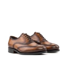 Also known as a wingtip, the Full Brogue is easily identifiable as one of the most classic pairs of men's dress shoes on the market. Featuring a brogue pattern along the sides as well as the toe cap, every man needs a Full Brogue in his shoe closet. The Details: *burnished Materials: Cognac box calf leather Sole: cognac goodyear leather rubber sole Last: Zurigo - Rounded toe for fraditional English Look What is Fast Lane? Fast lane is our new experimental 7 day made to order collection, an ambit Brown Note, Closet Custom, Men's Dress Shoes, Traditional English, Brogue Shoes, How To Make Shoes, Goodyear Welt, Shoe Closet, Every Man