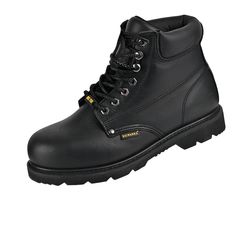 PRICES MAY VARY. ✅[STEEL-TOE BOOTS]: Resistant to slip, oil, heat and chemicals like acid and alkali, also electrical hazard (18KV/1mA means No leakage or leakage does not exceed 1 mA at 18KV within 1 minute). Safe, Tough and Durable, help you conquer challenging grounds like mud and snow. ✅[PREMIUM QUALITY]: Made with high-quality water-resistant Tumbled then Embossed Full Grain Leather and lined with moisture-absorbing performance fabric, keep your feet comfortable and dry all day. Non-marking Electrician Work, Steel Toe Boots, Safety Boots, Boots For Men, Work Safety, Toe Boots, Goodyear Welt, Safety Shoes, Performance Fabric