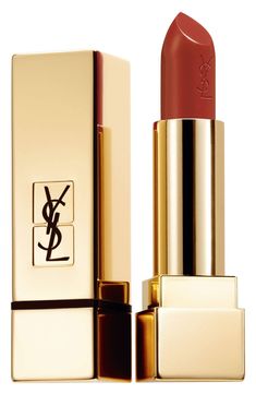 Yves Saint Laurent Rouge Pur Couture Satin Lipstick | Nordstromrack Best Pink Lipstick, Ysl Lipstick, Yves Saint Laurent Couture, Creamy Lipstick, Satin Lipstick, Lip Brush, Lipstick Shades, Your Lips, Lipstick Colors