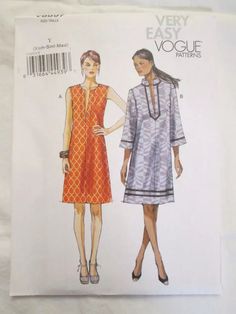 a woman's dress and jacket sewing pattern on a piece of paper with the words very easy to sew