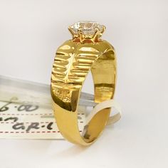 "Please contact us for any discounts or offers that are available on this item. We take absolute care of precious jewels are packed well so that there is no damage to the product. Your item will arrive in an elegant box, ideal for gifting to someone special. The weight of this ring in 18KT Solid Gold :- 6 Grams Approximately. The Weight might vary as per the gold purity. Please feel free to drop us a message regarding any query. Handling Time: We take handling time of 10 Business Days from the d Gold Diamond Couple Rings With Round Cut, Gold Couple Rings With Brilliant Cut For Formal Occasions, Gold Couple Rings With Brilliant Cut For Formal Events, Formal Gold Solitaire Couple Rings, Gold Diamond Couple Rings With Prong Setting, Classic Gold Solitaire Couple Rings, Gold Couple Rings For Formal Occasions, Gold Couple Rings With Vs Clarity For Anniversary, Gold Couple Rings For Anniversary With Vvs Clarity