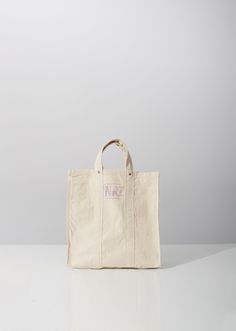 Labour, Rivets, Small Bags, Paper Shopping Bag, Labor, Cotton Canvas, Handles, Off White, Tote Bag