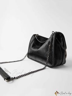 Bird in Bag - New Retro Womens Bag, Soft PU Leather Chain Shoulder Messenger Bag, Crossbody Bag Travel Evening Bag With Chain Strap, Daily Use Clutch Bag With Chain Strap, Travel Shoulder Bag With Chain Strap And Pouch Shape, Travel Crossbody Bag With Chain Strap, Everyday Satchel Flap Bag With Chain Strap, Everyday Crossbody Box Bag With Chain Strap, Everyday Use Crossbody Box Bag With Chain Strap, Everyday Clutch Shoulder Bag With Chain Strap, Everyday Clutch Bag With Chain Strap