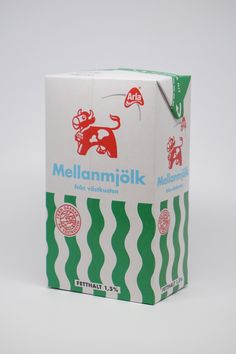 an open box of melonmilk on a white background with green wavy lines