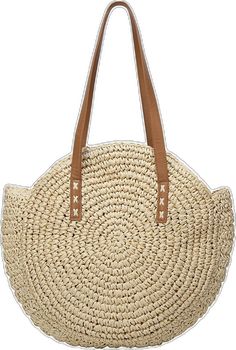 Summer Brown Braided Beach Bag, Casual Braided Shoulder Bag For Vacation, Brown Braided Beach Bag For Summer, Everyday Braided Rattan Bag, Daily Use Braided Rattan Shoulder Bag, Everyday Beige Braided Straw Bag, Casual Braided Jute Bag, Casual Braided Straw Shoulder Bag, Casual Woven Straw Shoulder Bag