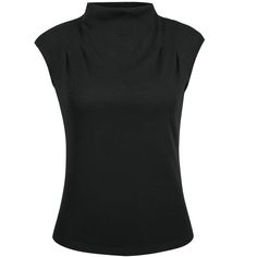 Keep your look casual and elegant in summer weather with this classic tops from Hobemty. Pair it with a tailored skirt or wide-leg pants and heels for a chic office look. Comfortable and casual, this sleeveless tops is perfect on its own or as a layer under a blazer or jacket. This blouse can be a perfect addition to almost any outfit from formal to daily wear, great for work, meetings, offices, businesses, work, parties, cocktails, weddings, casual, daily dressing, etc. Meeting Office, Work Meetings, Work Parties, Wedding Casual, Tailored Skirt, Black Mock Neck, Work Meeting, Mock Neck Blouse, Cocktail Wedding