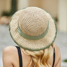 The Khaki Lace-Up Straw Hat is a delightful fusion of rustic charm and elegant detailing. Crafted from natural straw material, it boasts a lightweight and breathable construction, making it ideal for sunny days outdoors. Whether you're looking for sun protection, a fashion statement, or a combination of both, there's a straw hat style to suit your needs and personal style. Product code: CAC03C4E002MP Chic Spring Boater Hat Made Of Paper Straw, Summer Boater Hat For Spring Picnic, Spring Summer Boater Hat For Picnic, Spring Brimmed Boater Hat For Picnic, Adjustable Straw Boater Hat For Picnic, Adjustable Straw Boater Hat For Picnics, Spring Picnic Brimmed Boater Hat, Chic Straw Hat For Spring Picnic, Bohemian Straw Hat For Spring Picnic