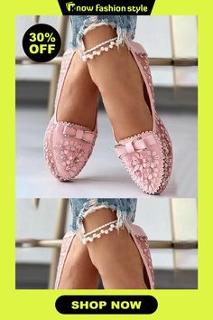 Elegant Applique Bowknot Decor Wedding Bridal Shoes Lace Split Joint Ballet Flats Bridal Shoes Lace, Flats Online, Shoes Lace, Decor Wedding, Bridal Shoes, Wholesale Fashion, Wedding Bridal, Ballet Flats, Shoe Laces