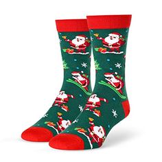 Christmas SOCKSFunny Christmas socks, Xmas socks. Just show off your Christmas gingerbread socks. Gingerbread dance on a green background, while red stripes on the top of the socks, heels and toes provide additional contrast.SIZE & PACKINGMens Christmas socks, womens Christmas socks, boys Christmas socks, girls Christmas socks. Our Christmas stocking stuffers are suitable for most men US size 6-13 feet and most women US size 7 and up. 1 pair comes in each exquisite gift box.QUALITY MATERIALS Radiologist Gifts, Christmas Santa Gifts, Best Secret Santa Gifts, Dental Assistant Gifts, Socks Womens, Santa Socks, Lingerie Babydoll, Holiday Socks, Assistant Gifts