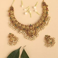 Goddess Lakshmi Copper High Gold Plated Necklace Latest traditional design Jewelry set for women/Girl Perfect festive or wedding party necklace jewelry. Prep up your traditional look with this gold-plated jewelry set. This set will complement your attire and show-off your unique fashion sense Product Dimensions  :  16 x 16 x 2 cm;  Weight - 100Grams For More Details About Product Please MSG We Always Here To Help You Stone Wedding, Party Necklace, Goddess Lakshmi, Party Festival, Ruby Stone, Gold Plated Necklace, Festival Wear, Gold Plated Jewelry, Necklace For Women