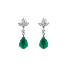 Gift Ideas – Muzo Emerald Colombia Luxury Emerald Diamond Earrings, Luxury Pear-shaped Gemstone Diamond Earrings, Luxury Pear-shaped Diamond Earrings With Gemstones, Emerald Diamond Earrings For Formal Events, Emerald Diamond Earrings For Formal Occasions, Formal Emerald Diamond Earrings, Luxury Emerald Pear-shaped Jewelry, Luxury Green Diamond Earrings Gift, Luxury Green Diamond Earrings For Gift