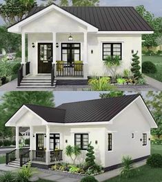 House Models Design, Small House Architecture, House Models, July 17, Simple House, Cozy Living, Traditional House, My Dream Home