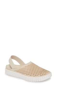 ILSE JACOBSEN TULIP PERFORATED SLINGBACK SNEAKER. #ilsejacobsen #shoes Wedge Loafers, Top Sneakers Women, Hiking Boots Women, Strap Sandals Women, Fur Lined Boots, Waterproof Hiking Boots