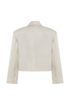 This double-breasted, long-sleeve short jacket with shoulder pads and faux welt pockets features a button closure, suitable for a street look, business outfit, work office style, leisure time, daily life, holiday, or vacation wear. Dry clean Material: 80% Viscose, 20% Elastane Long sleeves and faux welt pockets Officially licensed Imported Brand: Nocturne Model Product Size: S Model Size: Height 5'10 / Bust 29.5 in / Waist 23 in / Hips 34 in True the size Outfit Work Office, Outfit Work, Blazer Jackets For Women, Vacation Wear, Leisure Time, Street Look, Business Outfit, Holiday Vacation, Fragrance Design