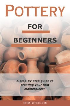 pottery for beginners with text overlay