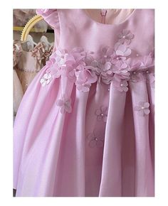 Get 10% off now! Buy pink beaded petals satin girls party dress for weddings at cheap price online. Free stable shipping and pro custom service since 2009. Pink Princess Dress For Wedding And Prom, Elegant Floral Applique Pageant Dress, Elegant Pageant Dress With Floral Applique, Pink Embellished Princess Dress For Dress-up, Pink Princess Dress For Bridesmaid During Prom Season, Elegant Floral Princess Dress For Party, Pink Princess Dress For Bridesmaid At Prom, Elegant Floral Princess Dress For Weddings, Pink Pageant Dress For Wedding And Prom Season