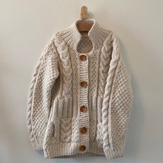 A Shop About Love Self-Care Sweater - Size S Runs Large - Looking To Trade Or Buy For Xs ----- Here We Have The Original Chunky Wool Sweater That Started It All. We Wanted Everyone To Have A Chance To Own This Magnificent Piece, So We Had To Open This Dang Shop. This Warming Sweater Is Self-Care For Your Soul. Wear It As A Reminder That Caring For Yourself And Caring For Others Is What We Are Here To Do. This Sweater Is An Investment In Women Everywhere, Both The Maker And The Wearer. Here's What You Need To Know About This Product: It's Ridiculously Well Made And Structured. Soft, Not Itchy. Stand Up Collar And Pockets. It's What Fall And Winter Dreams Are Made Of. It Remains My Favorite Caring For Yourself, Caring For Others, Chunky Wool, Stand Up Collar, Favorite Sweater, The Maker, Chunky Sweater, About Love, Wool Sweater