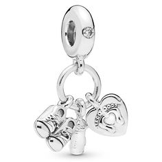 Pandora My Little Baby Dangle Charm Baby Pandora Bracelet, Christmas Engagement, Wedding Types, Silver Gift Wrap, Charms Pandora, Bracelet Pandora, Silver Gifts, Dangle Charms, Pandora Bracelet