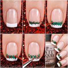 Unghie Nail Art, Festive Nail Art, Nail Art Designs Diy, Nails 2021, Winter Nail Art, Festival Nails