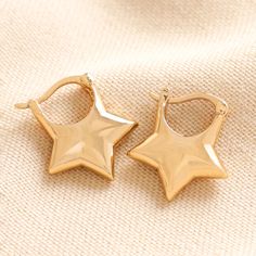 Chunky Star Huggie Hoop Earrings in Gold Earrings Y2k, Lisa Angel, Personalized Housewarming Gifts, Personalized Anniversary Gifts, Mixed Metal Jewelry, Rainbow Gift, 16th Birthday Gifts, Daily Jewelry, Feather Jewelry