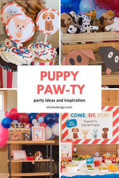 puppy paw - ty party ideas and inspiration