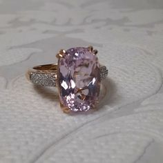 Anniversary, Wedding, Bride,Birthday, Black Tie, Statement, Luxury, Gift, Just Because. Stunning Feminine Genuine Pink Kunzite And Genuine Bright, Clear Diamond Ring For That Unforgettable Person In Your Life. I Am Selling This For A Family Member In Ny On My Recent Visit. This Is From A Home Shopping Network And The Kunzite Is Stunning. No Paper Work On This, It Was From A Home Shopping Network And Will Be Authenticed Through Poshmark. Invest In Quality Jewelry That You Will Love To Give As A Gift Or Own Yourself. Firm Luxury Pink Diamond Ring For Formal Occasions, Elegant Morganite Rings With Diamond Accents, Luxury Pink Morganite Jewelry, Luxury Pink Rings With Pave Setting, Luxury Morganite Diamond Wedding Ring, Elegant Morganite Ring For Formal Occasions, Elegant Morganite Rings For Formal Events, Elegant Morganite Wedding Ring With Brilliant Cut, Pink Sapphire Pave Setting Ring For Gift