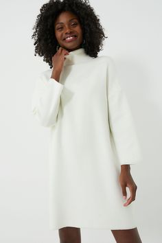 White Dress Winter, Place Dress, Meet Friends, Winter White, Light Jacket, Winter Dresses, Fabric Material, Cold Weather, Night Out