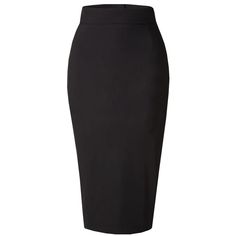 Coal Black Cotton Midi Skirt – Timeless Chic Knee-length Cotton Formal Bottoms, Classic Fitted Midi Skirt, Chic Cotton Pencil Skirt, Elegant Cotton Pencil Skirt Bottoms, Classic Fitted Midi Pencil Skirt, Elegant Cotton Pencil Skirt, Classic Cotton Midi-length Bottoms, Classic Midi Length Cotton Bottoms, Classic Fitted Midi Bottoms