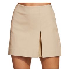 Boston Proper Everyday Side Zip Twill Skort Khaki Skirt Shorts Size 16 New Without Tag, Never Worn., 56% Cotton, 36% Rayon, 8% Spandex. Comfortable, Slight Stretch, Longer Inseam. Shipped Fast From A Smoke Free, Pet Free Home! Feel Free To Ask Questions Or Make An Offer :) Sku: Nbc3 Lined Mini Length Skort, Relaxed Mini Skort, Casual Skirt With Built-in Shorts For Work, Solid Color Mini Length Lined Skort, Short Summer Skirt For Workwear, Short Summer Workwear Skirt, Fitted Workwear Skort With Short Leg, Spring Skort With Built-in Shorts, Spring Skort With Built-in Shorts And Short Inseam