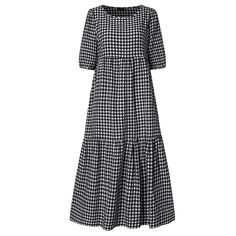 Romildi Summer Dress Women Autumn Short Sleeve Vintage Plaid Printed S – Moxge&Romildi Casual Non-stretch Maxi Dress For Daywear, Casual Beach Maxi Dress For Fall, Casual Maxi Dress For Beach In Fall, Short Sleeve Maxi Dress For Fall Beach, Short Sleeve Maxi Dress For Fall Beach Outing, Short Sleeve Maxi Dress For Beach In Fall, Black Non-stretch Vacation Dresses, Cotton Non-stretch Maxi Dress, Fall Vacation Cotton Maxi Dress