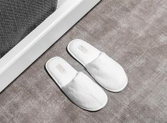 Level up your lounging with fab and comfy W Hotels Slippers. Designed by Frette and crafted of rich velour our fluffy slippers give your tired feet the soft plush embrace they need at the end of a long day. Pair them with your favorite W robe and soak up every moment. Luxury Hotel Bedding, Bedding Hotel, Herringbone Bedding, Guest Amenities, Hotel Beds, Spa Robes, Slipper Bath, Travel Shampoo, White Bed Set