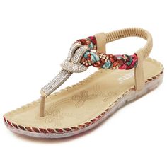 Home page – Comfy Sandals Bohemian Sandals, Girls Flip Flops, Womens Gladiator Sandals, Ladies Sandals, Comfy Sandals, Fashion Shoes Flats, Sandals Flats, Rhinestone Fashion, Womens Sandals Summer