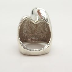 925 Sterling Silver Vintage Modernist Hollow Ring Size 7 3/4 Weight: 19.0g WELCOME TO PAWN SHOP We are an actual pawn shop and have been in business for over 25 years. Since 1990, our establishment has been serving a variety of clients by providing them with short term cash solutions and options of liquidity regarding their treasured heirlooms. Acknowledging that today′s customers are very sophisticated and are looking for a variety of investments, our acquisitions are hand-picked for our specia Modernist Stamped 925 Rings For Anniversary, Silver Modernist Signet Ring For Gift, Modernist Silver Dome Ring As Gift, Modernist Silver Dome Ring For Gift, Unique Silver Wide Band Ring For Anniversary, Unique Wide Band Silver Ring For Anniversary, Hallmarked Silver Wide Band Ring For Anniversary, Silver Hallmarked Wide Band Ring For Anniversary, Vintage Wide Band Sterling Silver Ring