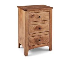 a wooden chest with three drawers on one side and two small drawers on the other