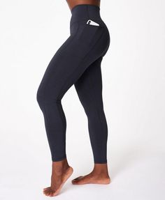 The bum-sculpting gym leggings made for yoga. Supportive fabric with compression technology. high-waisted with flat waistband and side pocket. Sweat-wicking and quick-drying for all workouts. Inseam length size S: 68cm / 27". Model wears size S and is 178cm/5'10" tall. Style Code: SB5071AColour: Black Marl High Shine Leggings, Sweaty Betty Leggings, Squat Proof Leggings, High Waisted Yoga Leggings, Yoga Legging, Fitness Leggings, Best Gym, Yoga Pant, Workout Yoga