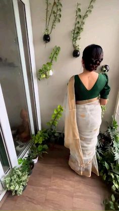 Modern Sarees, Kerala Saree Blouse, Kerala Saree Blouse Designs, Saree Jackets, Latest Blouse Designs Pattern, Best Blouse Designs