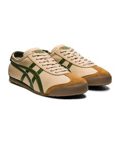 Onitsuka Tiger MEXICO 66 1183C102 BEIGE/GRASS GREEN Men's Women's shoes sneaker Description Iconic shoes in fine leather with a stylish silhouette. The design incorporates elements from the 1960s archives while reinterpreting them for today's fashion. -Leather upper -OrthoLite insole for superior cushioning All my products are 100% Authentic.Please feel free to contact us if you have any question. Shipping We ship using FedEx, DHL and Japan Post. International Buyers - Please Note Import duties, taxes and charges are not included in the item price or shipping charges.These charges are the buyer’s responsibility.Please check with your country’s customs office to determine what these additional costs will be prior to bidding/buying. These charges are normally collected by the delivering frei Khaki Leather Slip-on Sneakers, Green Sneakers With Leather Sole For Streetwear, Green Leather Sole Sneakers For Streetwear, Classic Green Sneakers For Outdoor, Green Casual Sneakers With Leather Sole, Casual Green Sneakers With Leather Sole, Classic Green Outdoor Sneakers, Green Sneakers With Leather Sole And Round Toe, Khaki Leather Sneakers With Cushioned Footbed