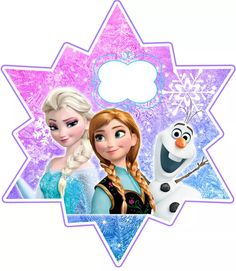 two frozen princesses are standing next to each other