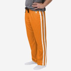 Tennessee Volunteers Gameday Ready Lounge Pants FOCO S - FOCO.com Team-colored Sports Bottoms With Team Name, Casual Sports Bottoms With Three Stripes, Casual Three Stripes Bottoms For Sports Events, Team-colored Sports Bottoms With Team Logo, Team-colored Casual Bottoms For Sports Events, Casual Team-colored Bottoms For Sports Events, Casual Pants For Sports Season Events, Team Spirit Cotton Bottoms For Sports Events, Sporty Cotton Bottoms For Game Day