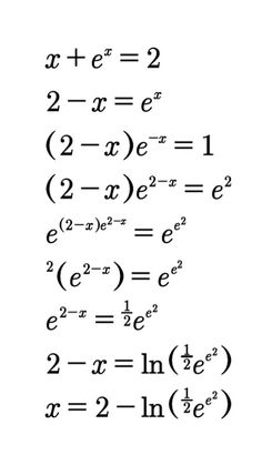 an image with the formulas for two different types of numbers and letters on it