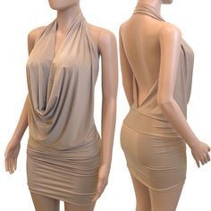 Plunging Neckline Top, Backless Halter Top, Birthday Fits, Halter Top Dresses, Womens Halter Tops, Halter Tops, Oct 1, Stage Outfits