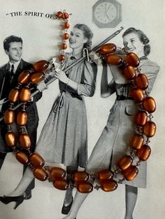 50s Moon Glow Beaded 2-Strand Necklace. The beads are thermoset beads in an rusty amber color. Perfect color for the Fall into winter seasons. It is max length of 16 3/4" which incljude the 2 3/4" of extension beads. It has a subtle gold tone hook and connectors where the strands of beads are attached.  Free Shipping in the U.S. when Purchasing $35 or more. Complementary Vintage Gift Wrap on this Item. Please message me with questions about this listing. No Returns or Exchanges. 50s Jewelry, Moon Glow, Amber Color, Strand Necklace, Vintage Gifts, Gold Tones, Beaded Necklace, Jewelry Necklaces, Beads