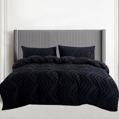 Discover the ultimate Black Geometric Bedding Set Geometric Bedding, Clean Linen, Linen Material, Room Inspo, Kids Bedroom, Bedding Set, Pillow Inserts, Linen Fabric, Duvet Cover