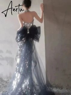 Prom Dress Ribbon, Douyin Prom Dress, Prom Dress Inspiration, Pretty Prom Dresses, Fairytale Dress, Gala Dresses, Glam Dresses, Celebrity Dresses, Fancy Dresses